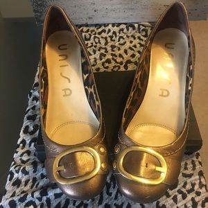 Unisa Metallic Wedge